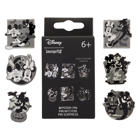Mickey & Minnie Mouse Ghost Glow Mystery Box Pin - US 7638
