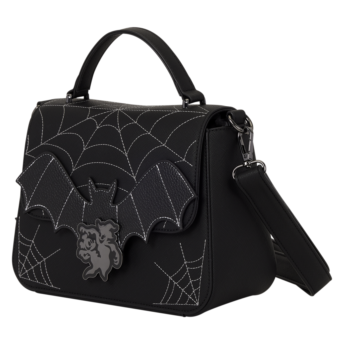 Mickey & Minnie Spiderweb & Bats Crossbody Bag - US 8126