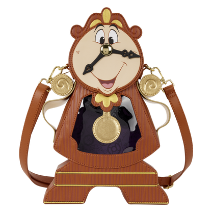 D23 Exclusive Beauty and the Beast Cogsworth Figural Crossbody Bag - US 9651