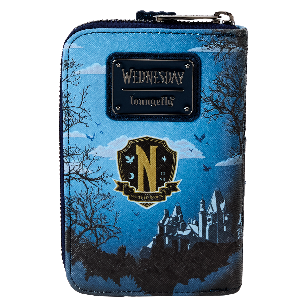 Wednesday Nevermore Academy Castle Zip Around Wallet - US 1290