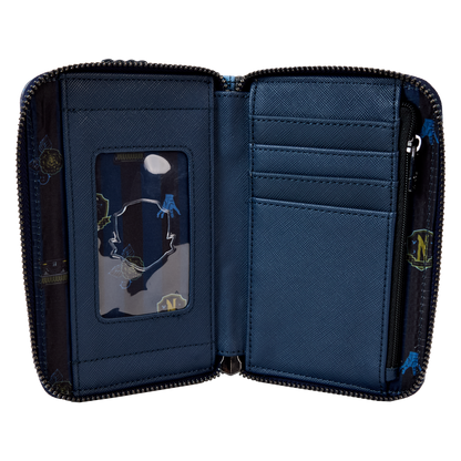 Wednesday Nevermore Academy Castle Zip Around Wallet - US 1290
