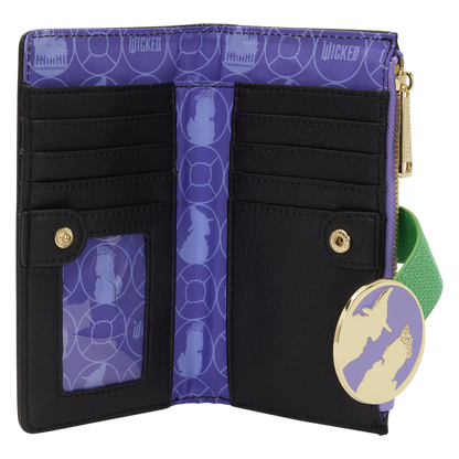 Wicked Glinda & Elphaba Floral & Lace Flap Wallet - US 6408
